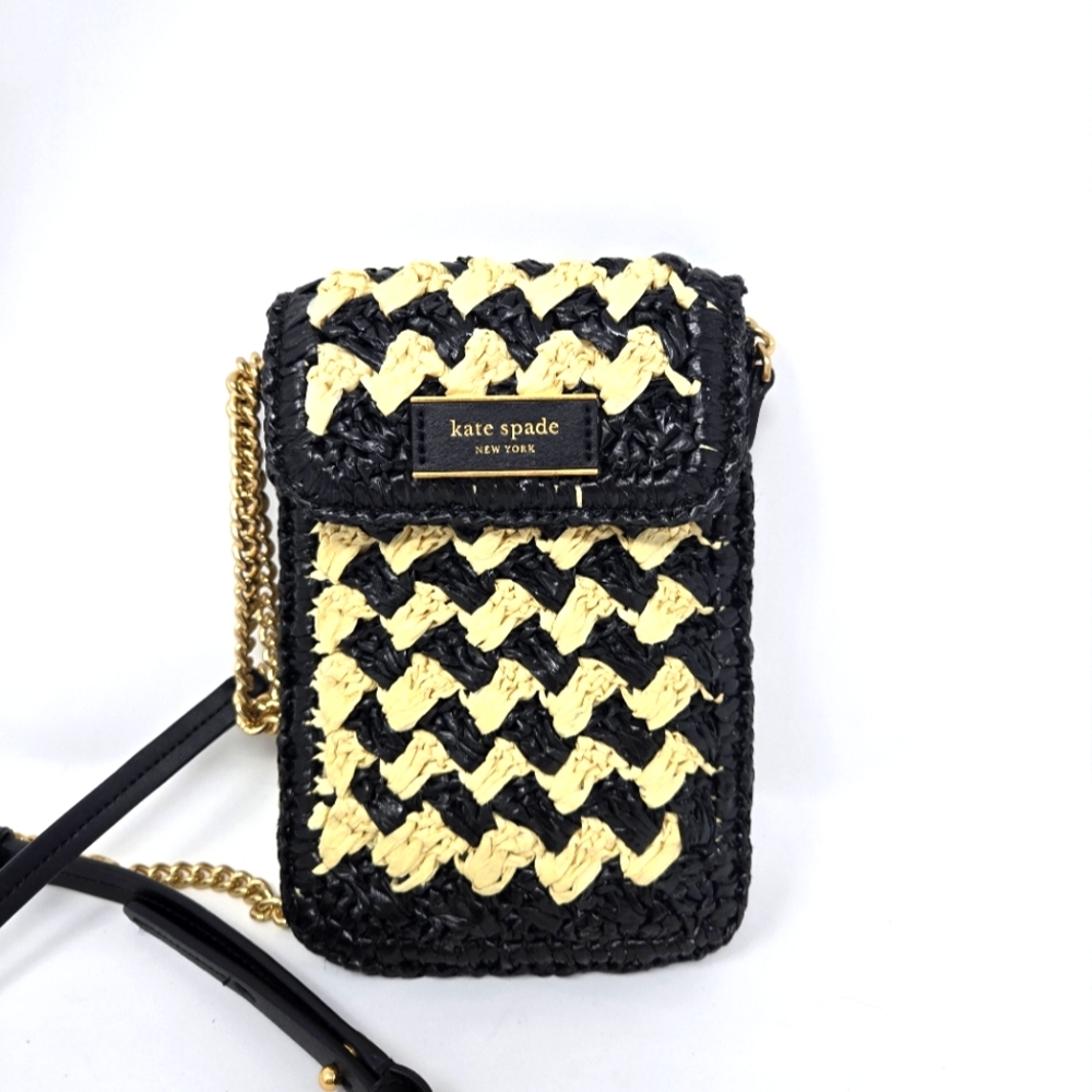 Kate Spade Steffie Woven Phone Crossbody Bag